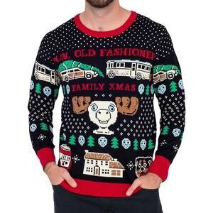 National Lampoon Christmas Vacation Men's Griswold Family Christmas Sweater XL